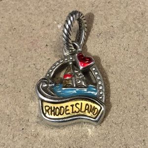 🆕 Brighton Rhode Island sailboat charm for the Ocean State Silver &